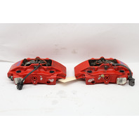 2013-2016 Porsche Boxster Cayman 981 Rear Brake Calipers Brembo Pair Red OEM