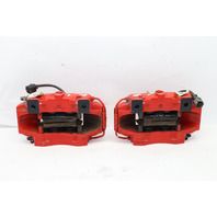 2013-2016 Porsche Boxster Cayman 981 Rear Brake Calipers Brembo Pair Red OEM