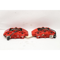 2013-2016 Porsche Boxster Cayman 981 Rear Brake Calipers Brembo Pair Red OEM