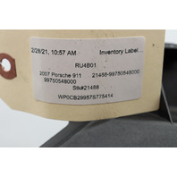 2006 2007 2008 Porsche 911 Rear Bumper Bracket Heat Shield Right - 99750563205 OEM
