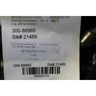 2013 2014 2015 2016 Porsche Boxster Cayman 3.4 Engine Motor 54k - 9A110092306 OEM