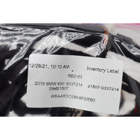 2019 BMW 430i Door Wiring Harness Wire Loom Left - 9337218 OEM