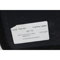 2005 2006 2007 2008 Porsche 911 997 Turbo C4S Front Trunk Spare Tire Cover - 99755135105 OEM