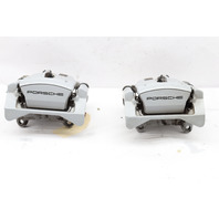 2015 2016 2017 2018 Porsche Macan S Brake Caliper Set Brembo Silver Front Rear Calipers OEM