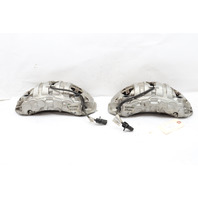 2015 2016 2017 2018 Porsche Macan S Brake Caliper Set Brembo Silver Front Rear Calipers OEM