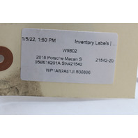 2015 2016 2017 2018 Porsche Macan S Suspension Self-Leveling Unit Accumulator 95B616201A OEM