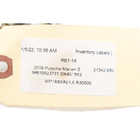 2018 Porsche Macan S 3.0 Turbocharger Coolant Line Set 94610623731 OEM