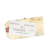 2018 Porsche Macan S Front Impact Sensor 2H0959652 OEM