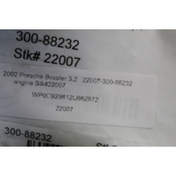 2000-2002 Porsche Boxster 3.2 Engine Motor 84k - 98610092110 OEM