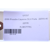 2003-2010 Porsche Cayenne Front Seat Belt Buckle Right OEM