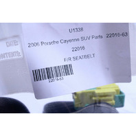 2006-2010 Porsche Cayenne Front Seat Belt Right OEM