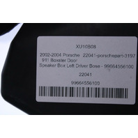 2002 Porsche 911 996 Boxster Door Speaker Box Left Bose OEM