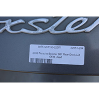 2005-2012 Porsche Boxster 987 Rear Trunk Engine Lid 98751201100 OEM Used