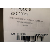 2017 2018 2019 Porsche 911 991.2 3.0 Engine Motor Dropout 8k Miles DCK Sk#22052 OEM