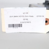 2011-2017 BMW X3 Rear Door Latch Left Driver OEM