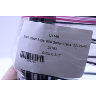 2006-2008 BMW 325i 328i 330i 335i Hood Grille Left Right Pair Set - 51137120007 OEM