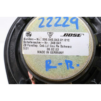 2002-2004 Porsche 911 Boxster Left Rear Speaker BOSE Black 99664504301 OEM