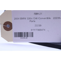 2004-2006 BMW 325ci 330ci Fog Light Grille Right - 51117065474 OEM