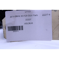2011-2017 BMW X3 X4 Sun Visor Right - 51168062218 OEM