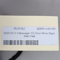 2009-2012 Volkswagen CC Right Side View Door Mirror