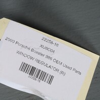 1997-2004 Porsche 911 996 Boxster 986 Right Window Regulator OEM Used