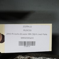 1997-2002 Porsche Boxster 986 Right Rear Fender Liner Heat Shield OEM Used