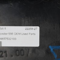 1997-2004 Porsche 911 Boxster Left Radiator Air Duct Shroud 99657532100 OEM Used