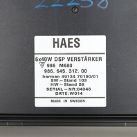 2000 Porsche Boxster 986 Amplifier HAES 98664531200 OEM Used