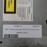 1997-2001 Porsche 911 Boxster Radio Stereo CDR220 CDR-220 99664512600 OEM Used