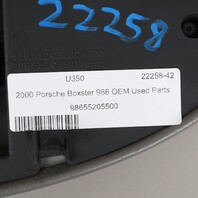 2000-2004 Porsche Boxster 986 Speedometer Cover Trim Leatherette Grey OEM