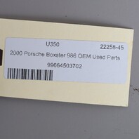 1997-2004 Porsche 911 Boxster Left Dash Speaker HAES Black 99664503702 OEM Used