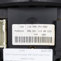 2000 Porsche Boxster 986 3.2 Speedometer Instrument Cluster 98664111400 OEM Used