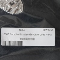 2000-2004 Porsche 911 Boxster 3 Spoke Steering Wheel Airbag Black OEM Used