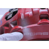 11-18 Porsche Cayenne Turbo / GTS Front Brake Calipers Brembo Red Pair OEM