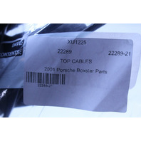 1997-2004 Porsche Boxster 986 Convertible Top Tension Cable Pair OEM