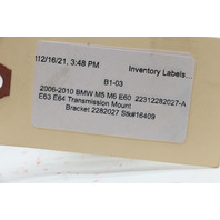 2006-2010 BMW M5 M6 S85 Transmission Mount Bracket - 22312282027 OEM