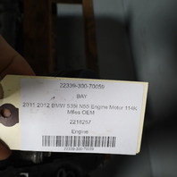 2011 2012 BMW 535i N55 Engine Motor 114K Miles OEM