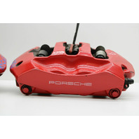 2011-2018 Porsche Cayenne GTS/Turbo Rear Brake Caliper Pair Brembo Red OEM