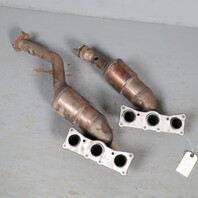 2006-2008 BMW Z4 3.0 Exhaust Manifold Downpipe Front Rear 18407545310 OEM Used