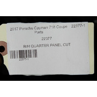 2017-2019 Porsche Cayman Quarter Panel Right OEM