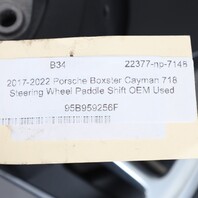 2017-2019 Porsche 911 991 Boxster Cayman 718 Steering Wheel Paddle Shift OEM