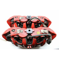 2017-2019 Porsche Boxster Cayman 718 Front Brake Caliper Set Pair Brembo Red OEM