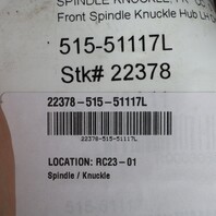 1980-1986 Porsche 924 944 Left Driver Front Spindle Knuckle Hub OEM