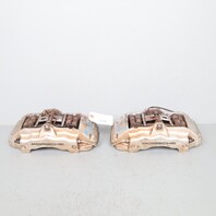 2004-2010 Porsche Cayenne Front Brake Caliper Set Brembo Silver 18ZR 18ZL OEM