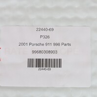 1997-2000 Porsche 911 Boxster 4 Spoke Steering Wheel Airbag Black OEM Used