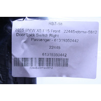 2014-2018 BMW X5 Front Door Lock Switch Right OEM