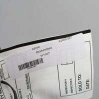 2010-2012 Audi A4 S4 Tail Light Right Lid Mount LED OEM