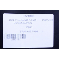 2002 Porsche 911 996 C4 Convertible Parts OEM