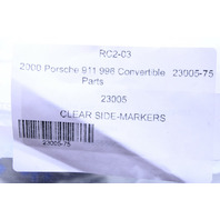 1997-2004 Porsche 911 Boxster Marker Signal Light Lamp Clear Set OEM
