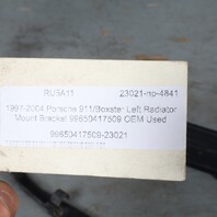 1997-2004 Porsche 911/Boxster Left Radiator Mount Bracket 99650417509 OEM Used